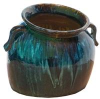 Blue Slanting Jar